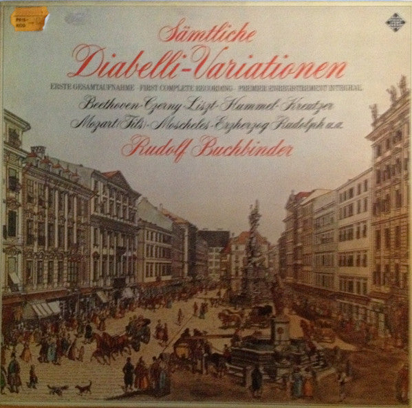 Beethoven* • Czerny* • Liszt* • Hummel* • Kreutzer* • Mozart Fils* • Moscheles* • Erzherzog Rudolph* − Rudolf Buchbinder : Sämtliche Diabelli-Variationen (3xLP, Album)