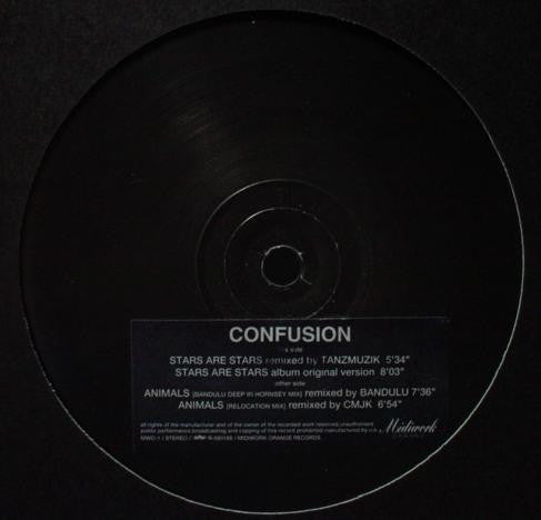 Confusion (3) : Animals / Stars Are Stars (12")