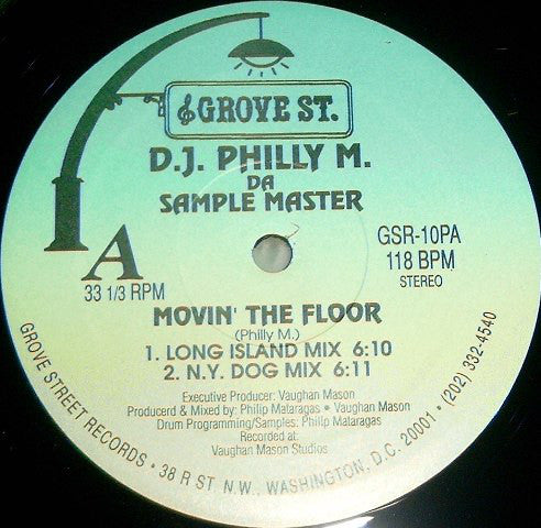 D.J. Philly M. : Movin' The Floor (12")