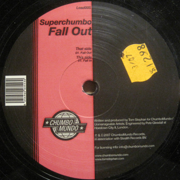 Superchumbo : Fall Out (12")