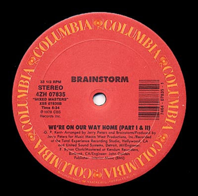 Brainstorm (5) : Hot For You / We're On Our Way Home (Part 1 & 2) (12")