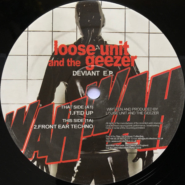 Loose Unit And Geezer : Deviant E.P. (12", EP)