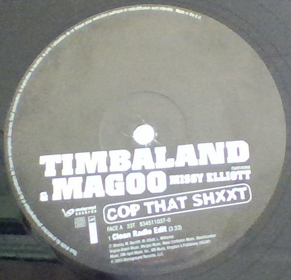 Timbaland & Magoo Featuring Missy Elliott : Cop That Shit (12", Maxi)