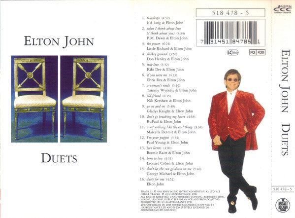 Elton John : Duets (DCC, Album)