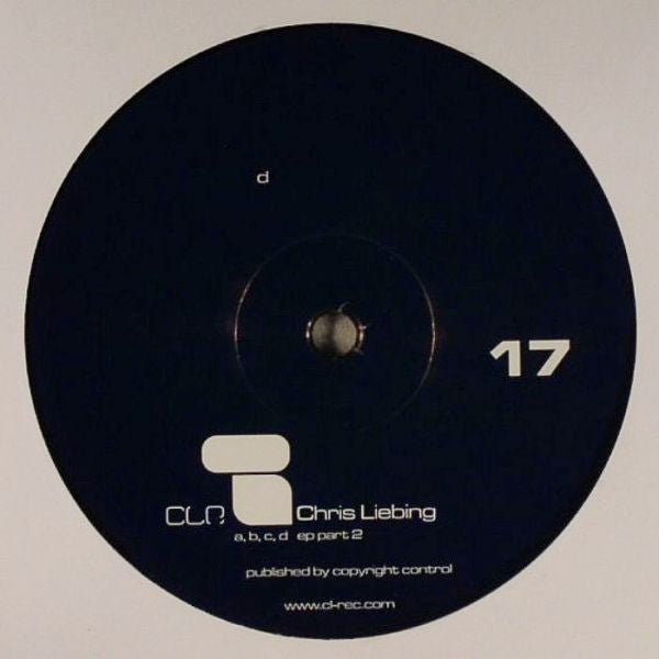 Chris Liebing : A, B, C, D EP Part 2 (12", EP)