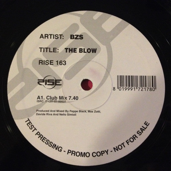 BZS : The Blow (12", Promo, TP)