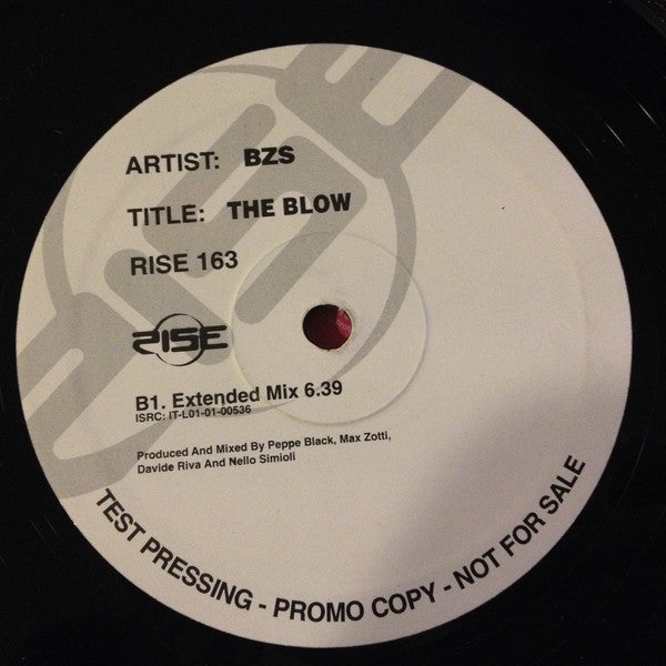 BZS : The Blow (12", Promo, TP)