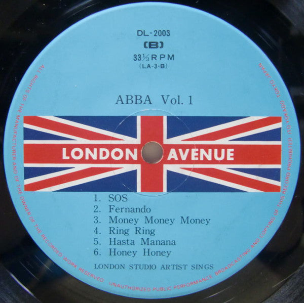 Unknown Artist : London Studio Artis Sings: Abba Vol.1 (LP, Album)