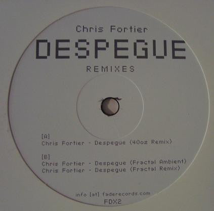 Chris Fortier : Despegue - Remixes (12")