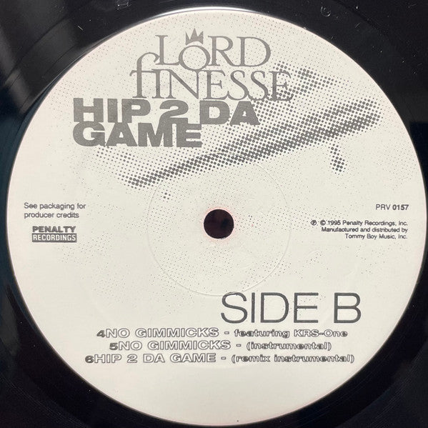 Lord Finesse : Hip 2 Da Game / No Gimmicks  (12", Single)