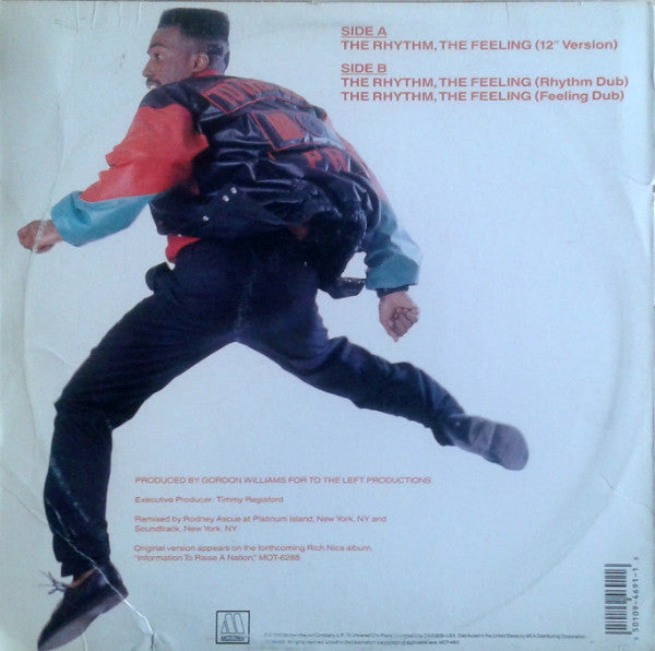 Rich Nice : The Rhythm, The Feeling (12", Single)