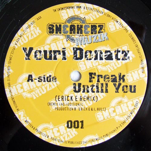 Youri Donatz : Freak Untill You (12")