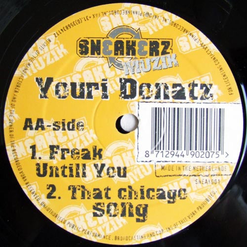 Youri Donatz : Freak Untill You (12")