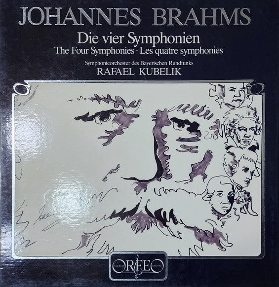 Johannes Brahms - Rafael Kubelik : Brahms The Four Symphonies (4xLP + Box)