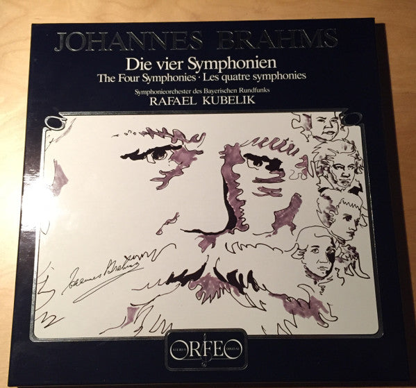 Johannes Brahms - Rafael Kubelik : Brahms The Four Symphonies (4xLP + Box)