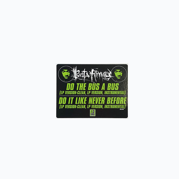 Busta Rhymes : Do The Bus A Bus / Do It Like Never Before (12", Promo)