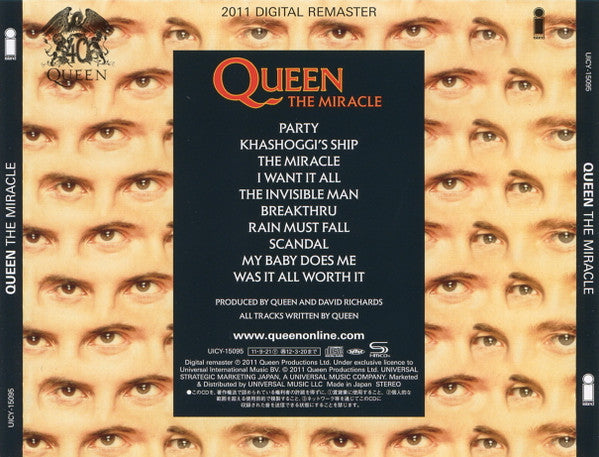 Queen : The Miracle (CD, Album, RE, RM, SHM)