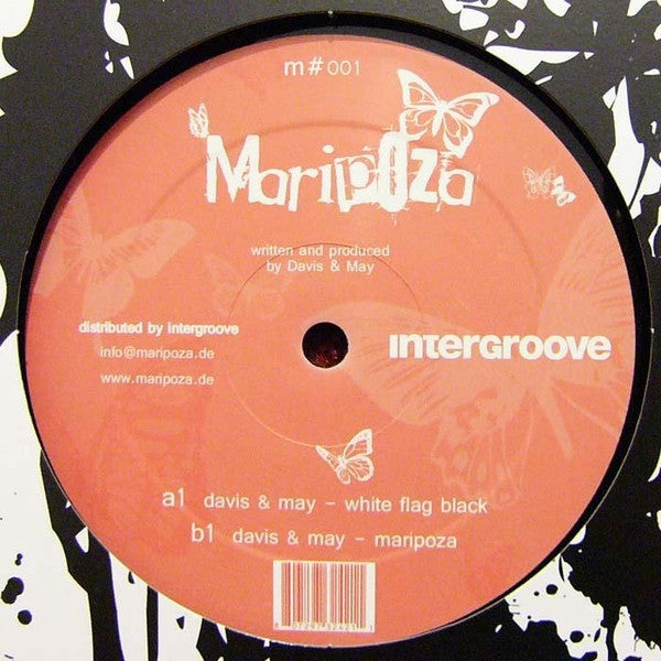 Davis & May : White Flag Black / Maripoza (12")